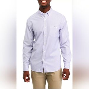 HOST PICK! Vineyard Vines Men's Lavender Striped Shirt